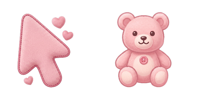 Soft Girl Pastel Pink Teddy Bear