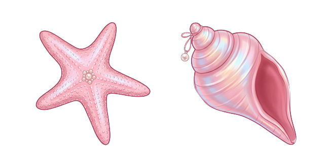 VSCO Girl Beach Starfish & Sea Shell