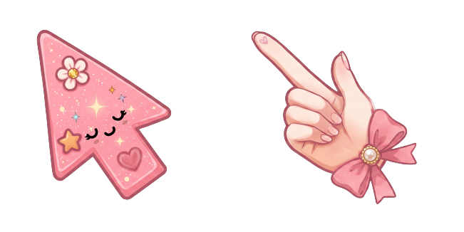 Soft Pink Cutecore Arrow