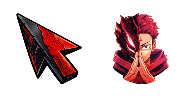 Jujutsu Kaisen Sukuna & Yuji Split Face
