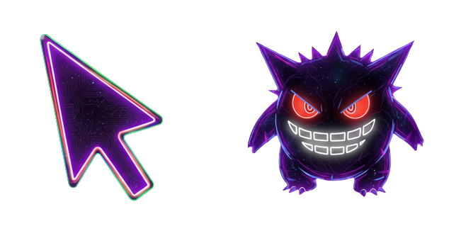 Pokemon Neon Glow Gengar