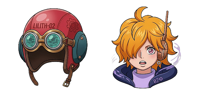 One Piece Vegapunk Lilith Aviator Helmet