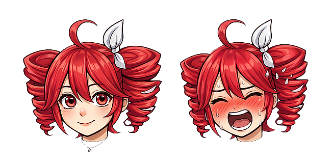 UTAU Kasane Teto Twin Drills Hair