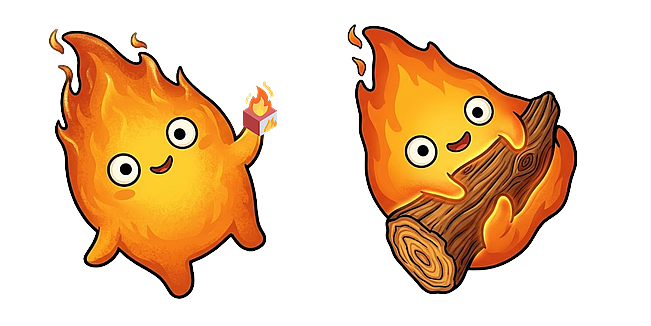 Kawaii Howls Moving Castle Flame
