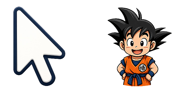Kid Goku with Classic Mouse Arrow
