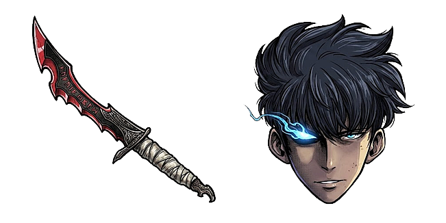 Solo Leveling Sung Jinwoo and Shadow Monarch Dagger