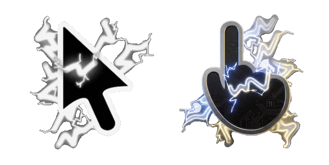 Chic Silver Plasma Spark Animated Style