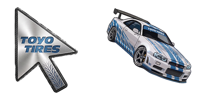 Toyo Tires Metallic & Nissan Skyline GT-R R34