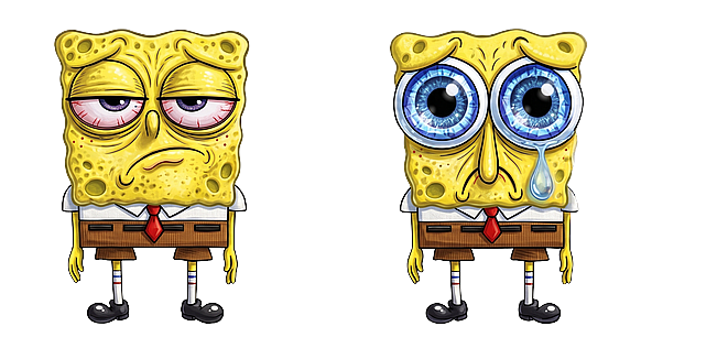 Sad SpongeBob Crying Teary Eyed Meme