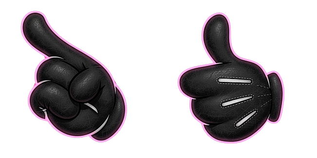 Iconic Mickey Mouse Hand Sign