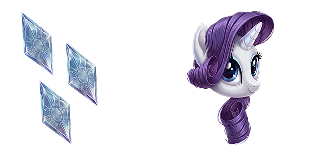 My Little Pony Crystal and Rarity Character