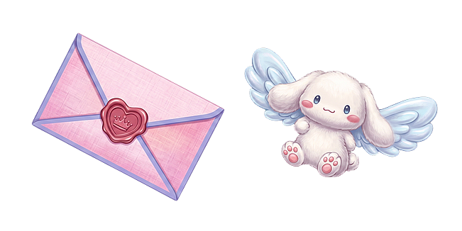 Adorable Soft Crayon Style Angel Cinnamoroll