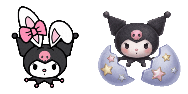 Easter Kuromi Bunny Ears Animated