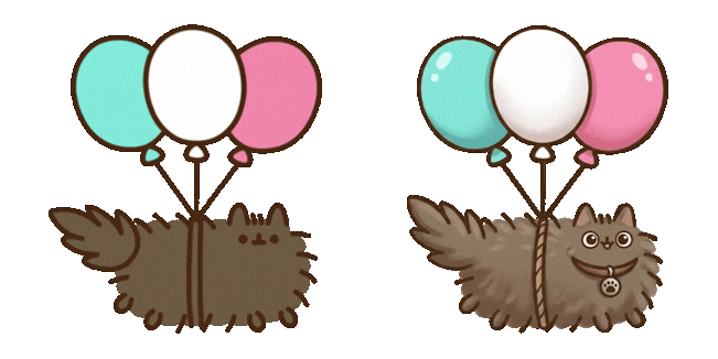 Pusheen Friends Fluffy Pip Balloon