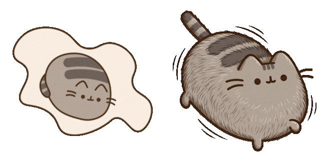 Pusheen Sinking into Cozy Bed
