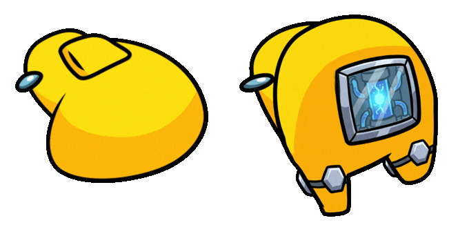 Among Us Yellow Twerk Meme Animated