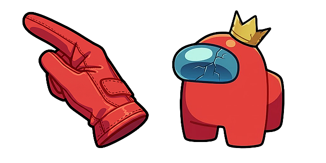 Among Us Red Glove Pointer Custom