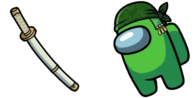 Cute Among Us Roronoa Zoro Fan Art