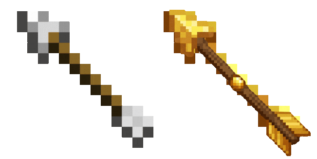 Minecraft Spectral Golden Arrow Animated Custom