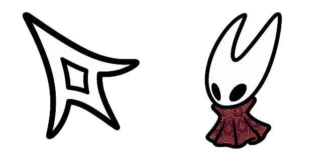 Hollow Knight Silksong Hornet Cursor & Mouse Pointer