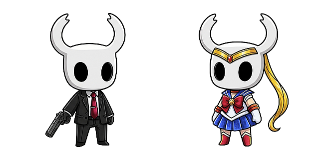 Cute Hitman and Magical Girl Hollow Knight