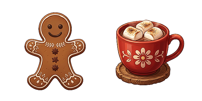 Gingerbread Cookie and Cozey Mug