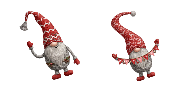 A Scandinavian Christmas Elf Cursor Pack
