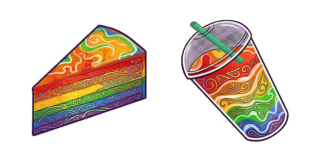 Celebrate LGBTQ+ Pride Unique Food-Themed Mouse Pointers