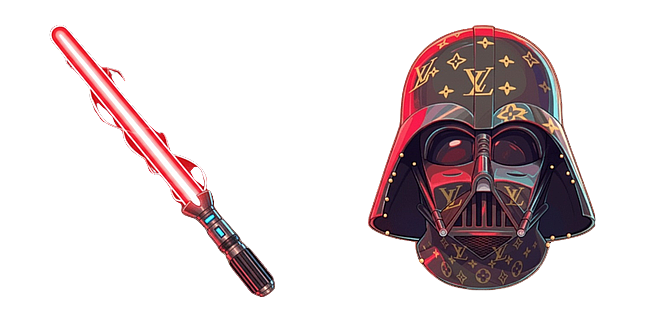 Darth Vader Louis Vuitton Edition Mask and Logo