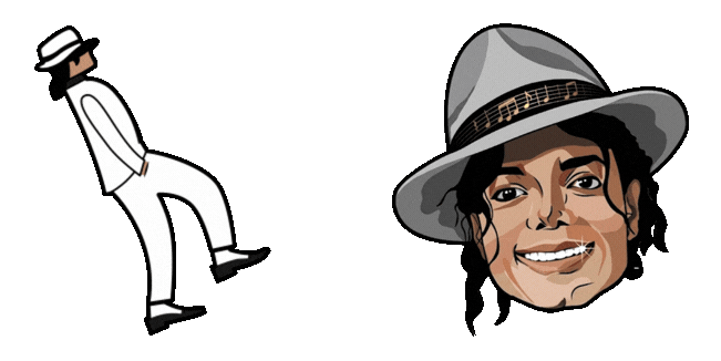 Michael Jackson White Suit Moonwalk Dance Pose