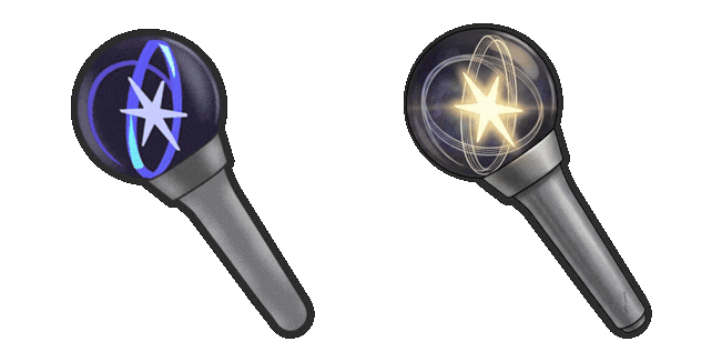 Katseye Animated Glowing Star Lightstick
